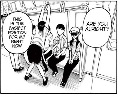 Shiroyama's knockneed stance