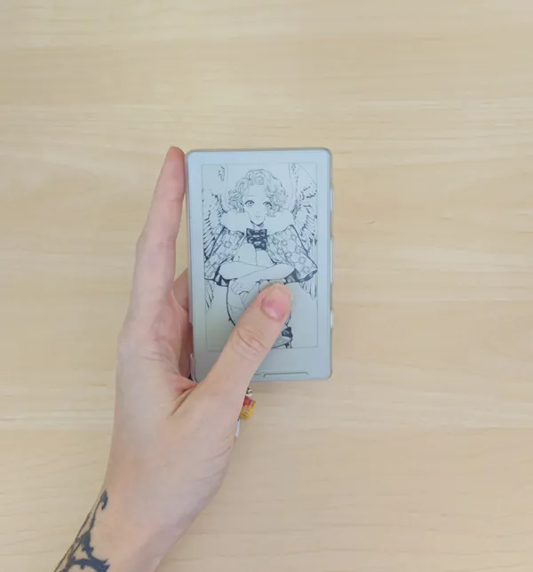 Xteink x4, after setting it up